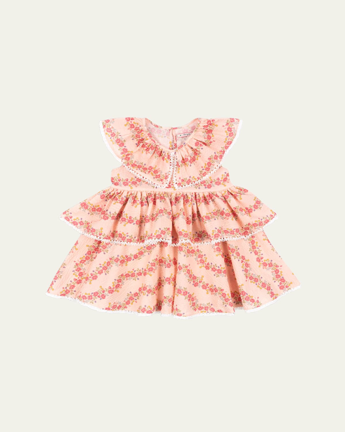 KONGES SLOJD GIRL'S BELLA FLORAL-PRINT FRILL DRESS 