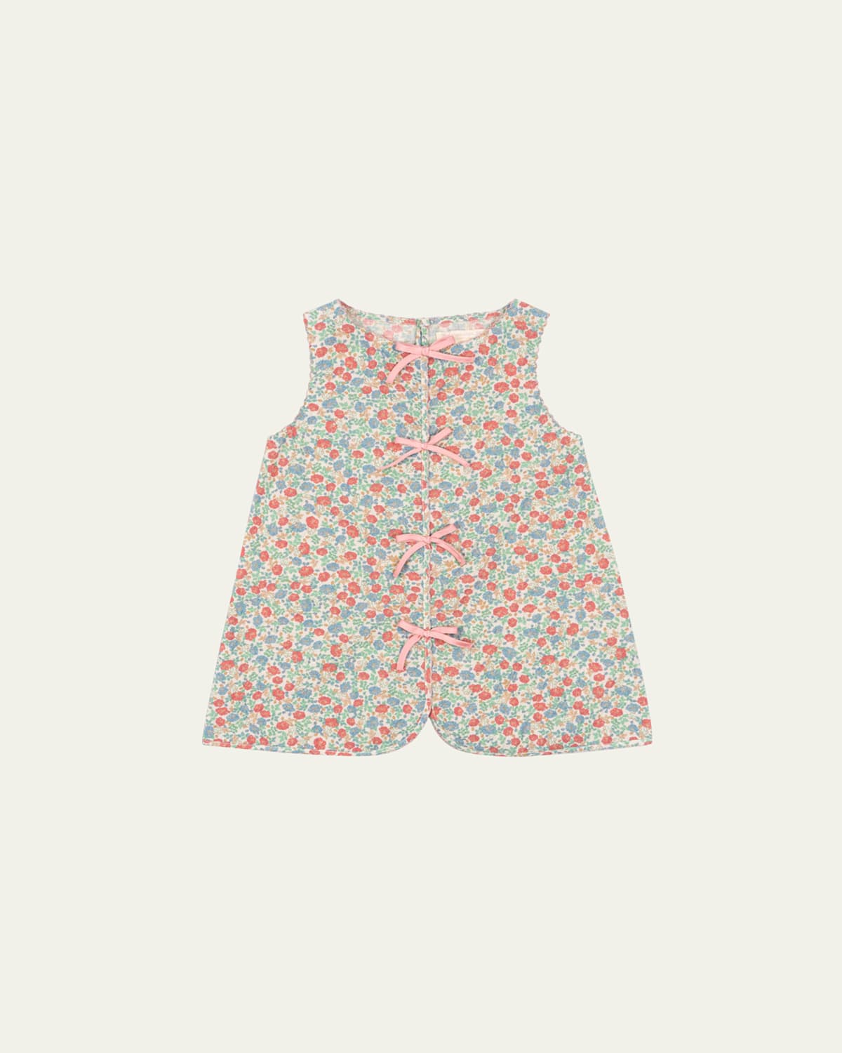 KONGES SLOJD GIRL'S ELIN FLORAL-PRINT BOW DRESS 