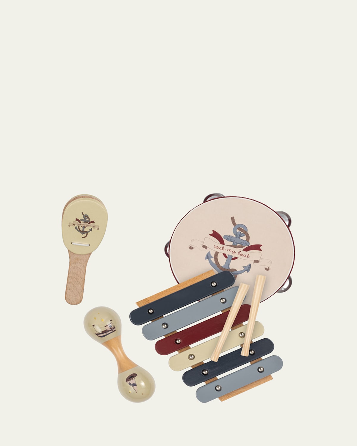 Konges Slojd 5-Piece Wooden Music Set