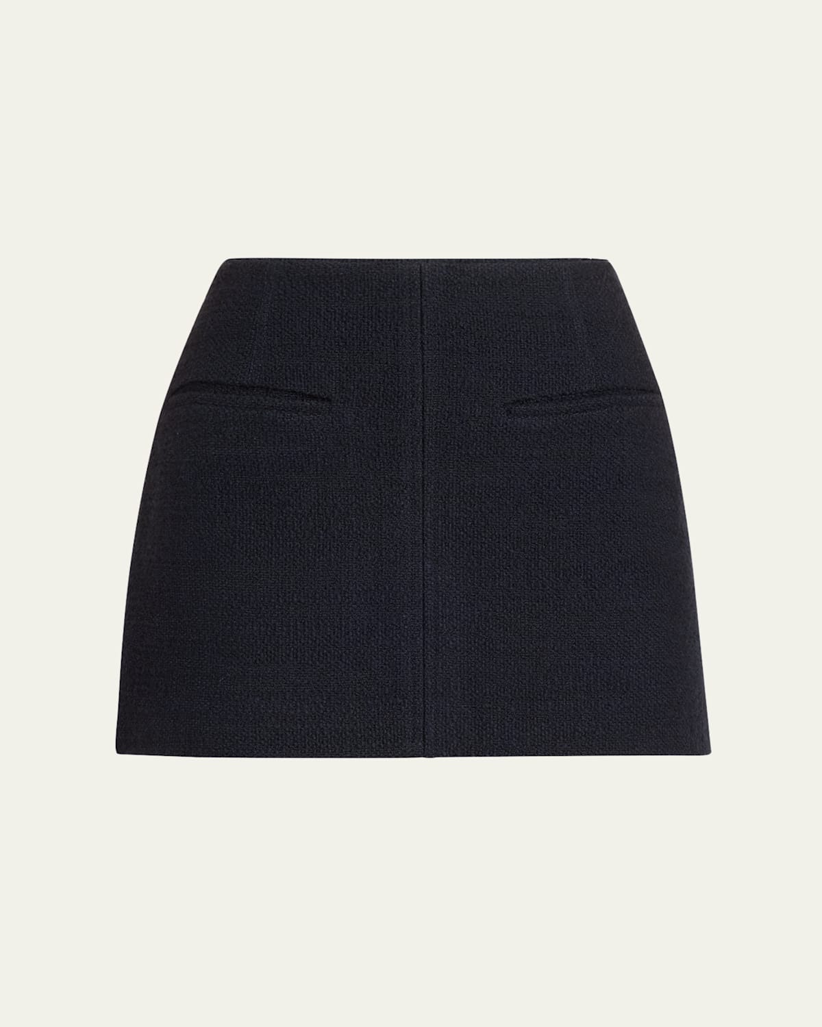 A.l.c Cowan Tweed Mini Skirt In Deep Navy