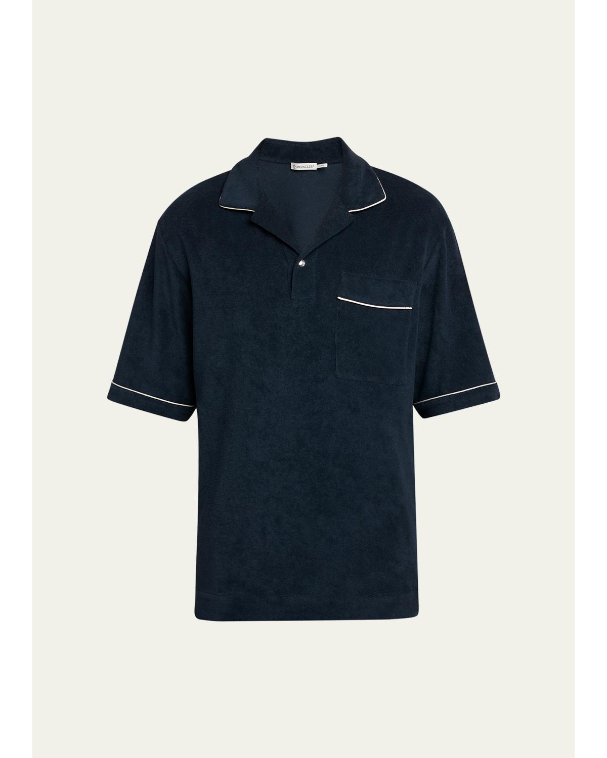 Men'S Terry Polo Shirt