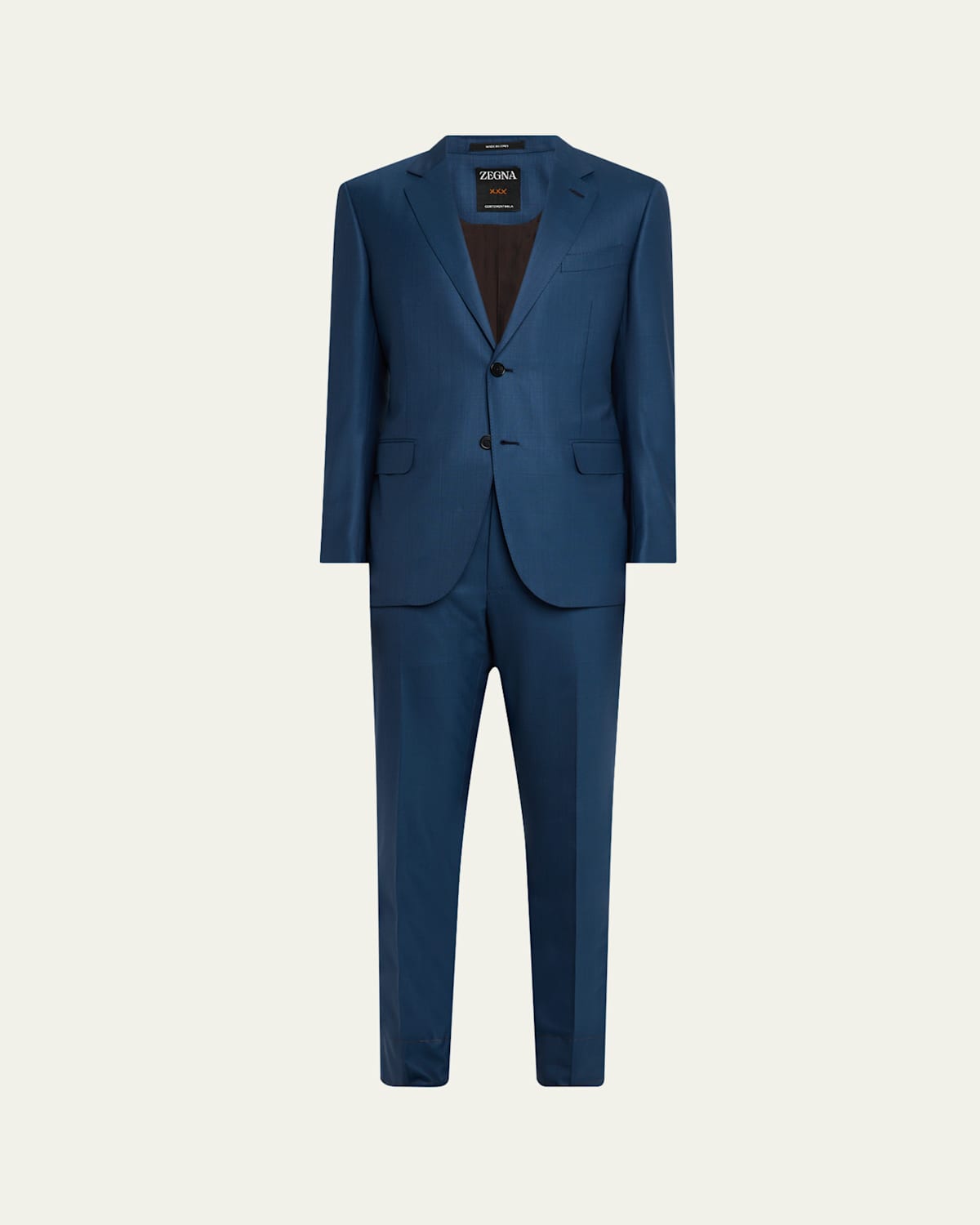 Zegna Men's Centoventimila Wool Suit In Blue