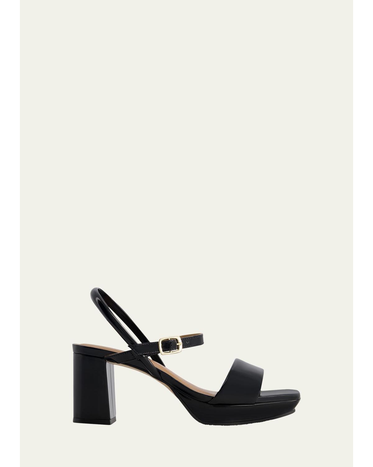 Canto Patent Leather Platform Sandals