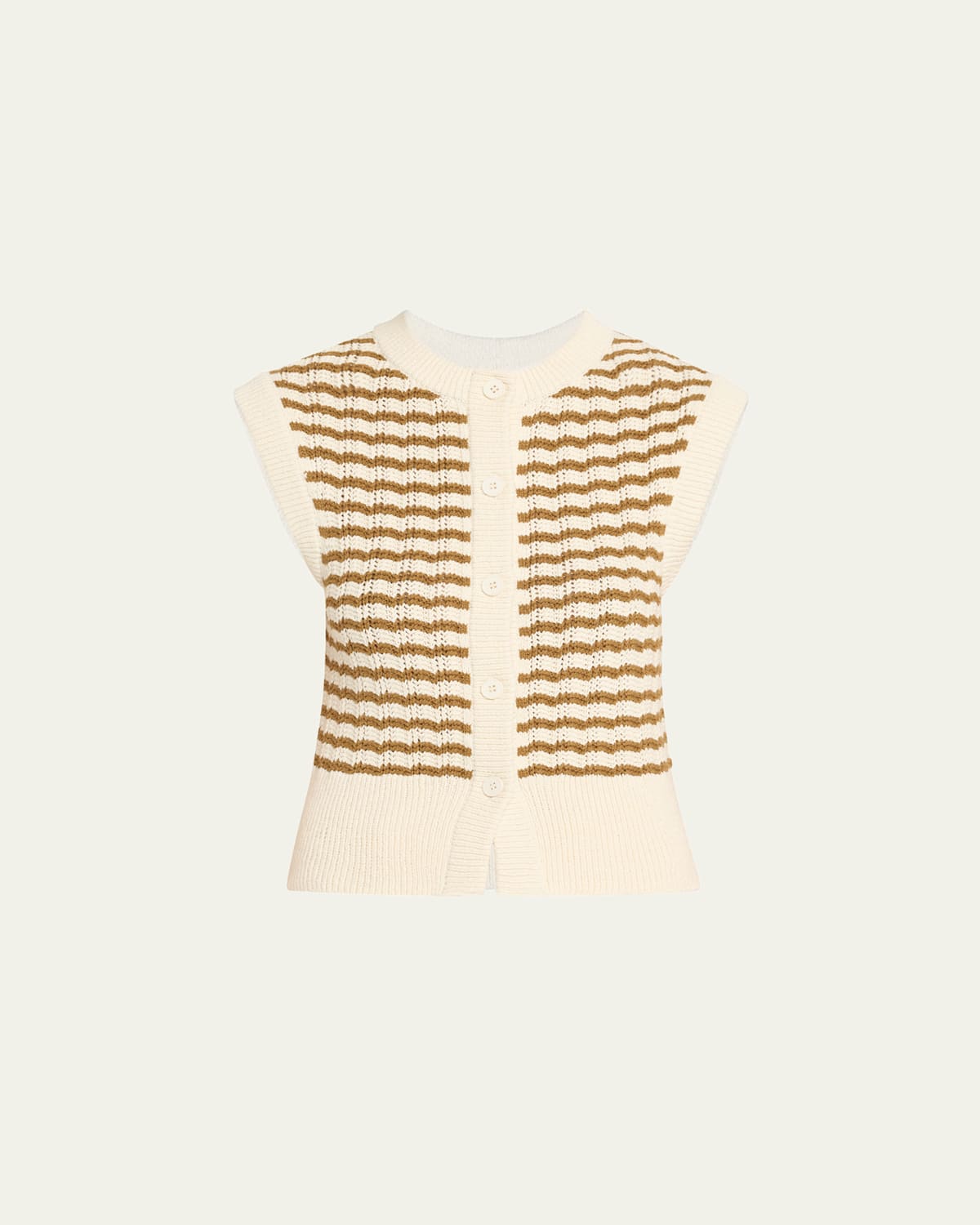 Margo Sleeveless Striped Knit Top
