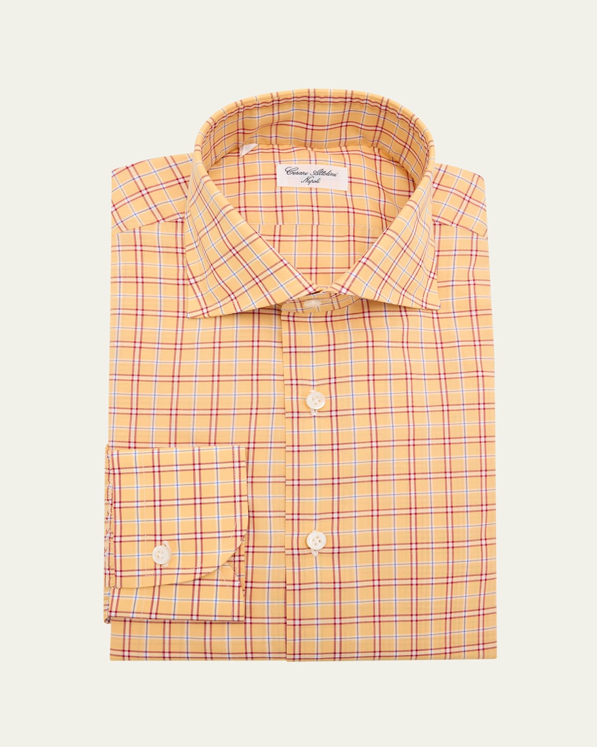 Men's Cotton Micro-Check Sport Shirt