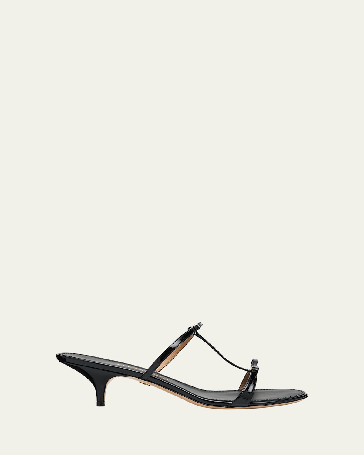 Ferragamo Abili Leather Kitten-heel Sandals
