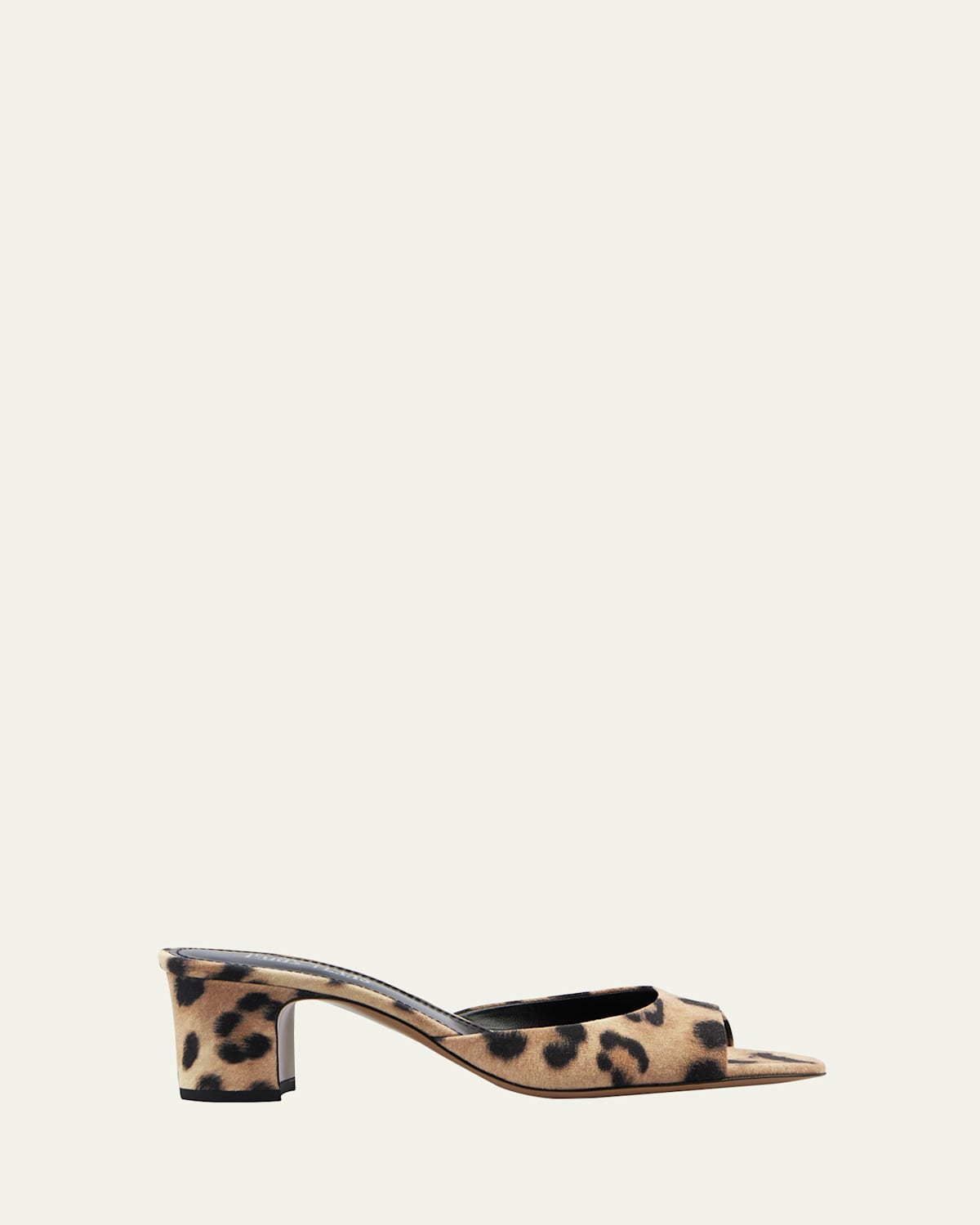 Paris Texas Lara Leopard Slide Mule Sandals