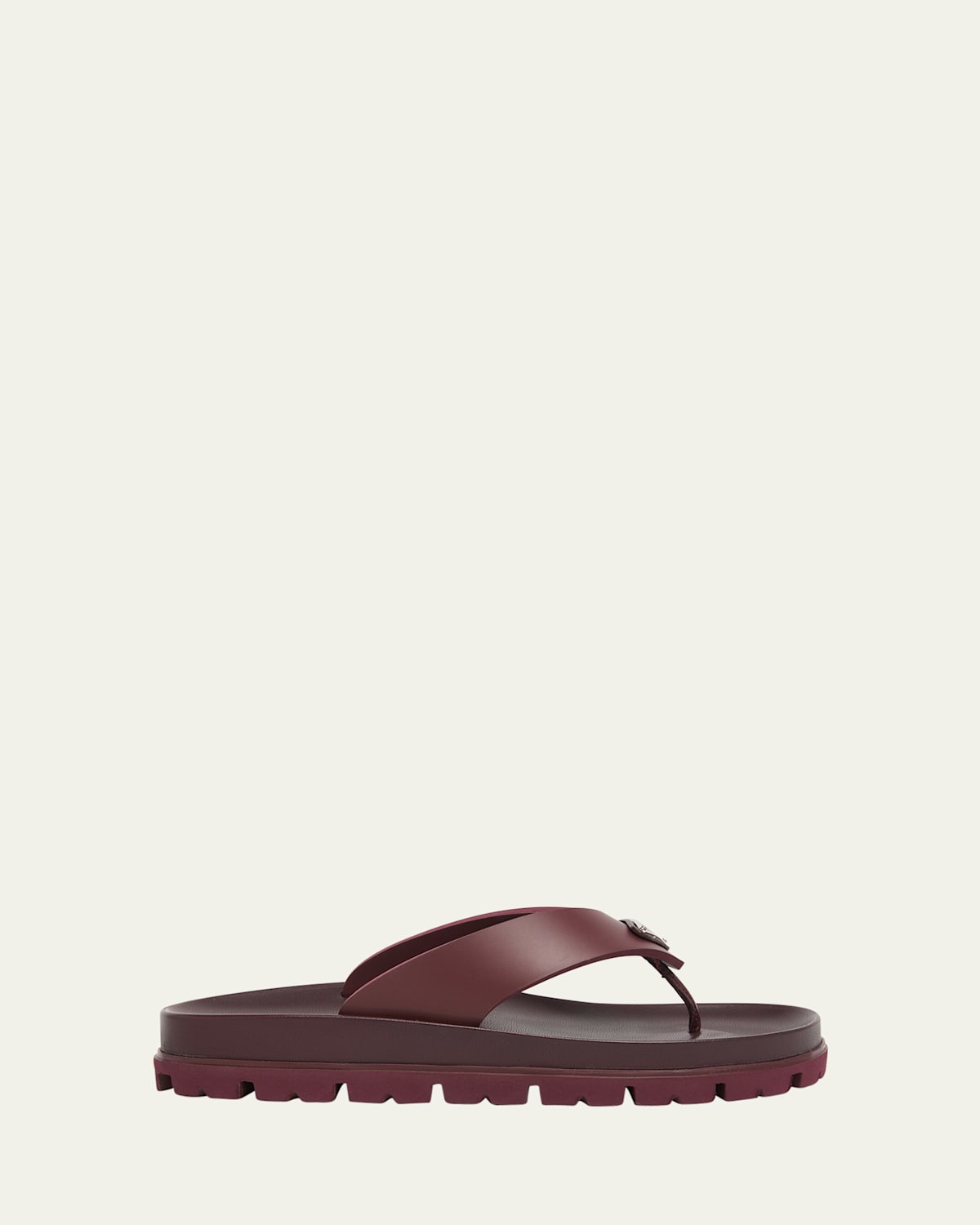 Rubber Thong Slide Sandals