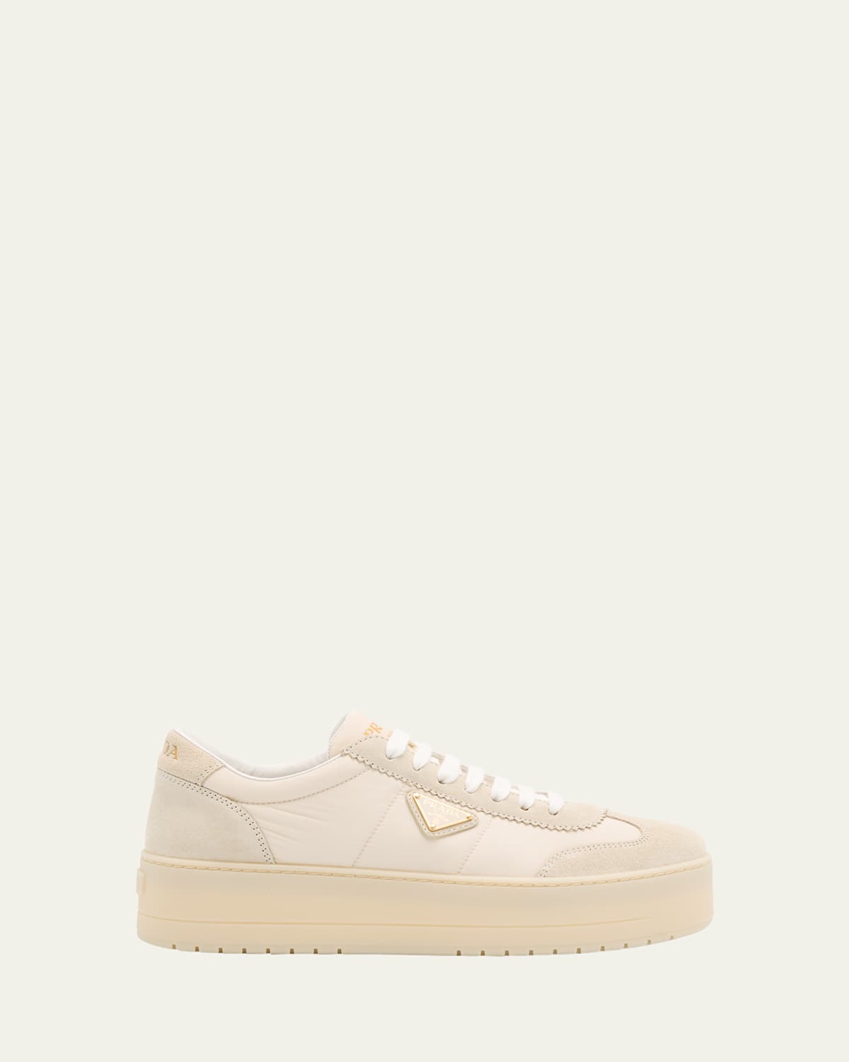 Downtown Nylon Suede Low-Top Sneakers