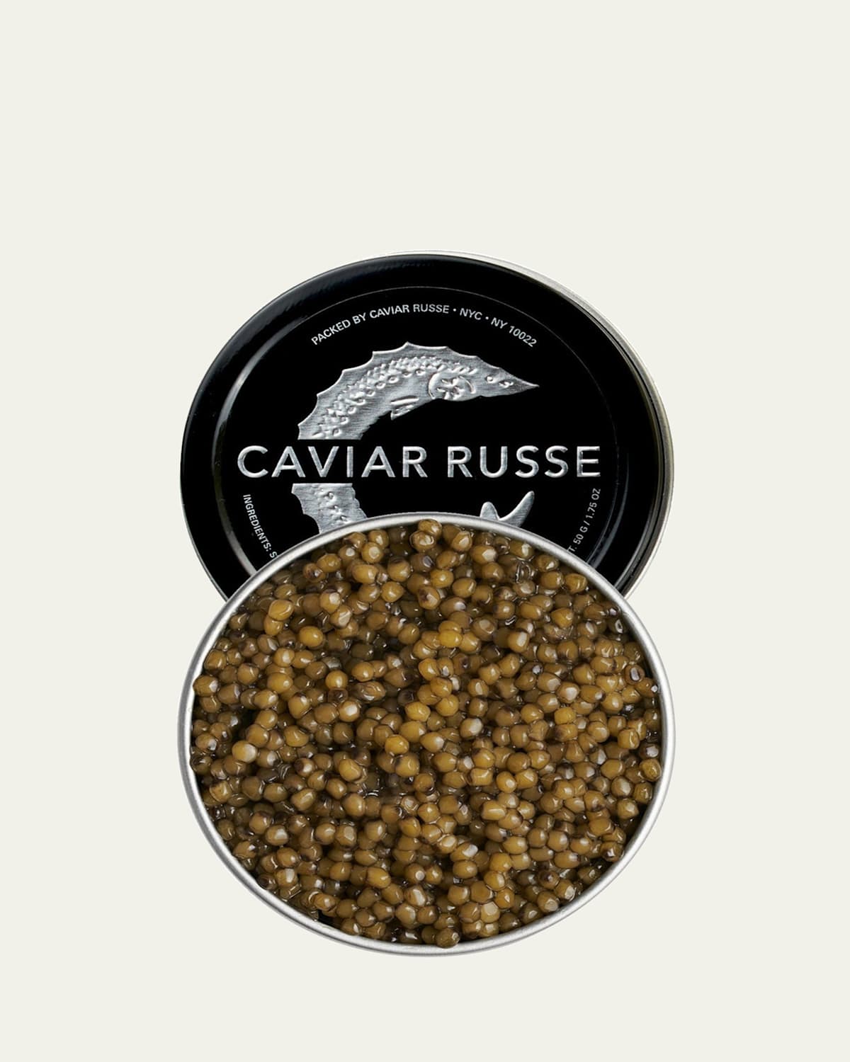 Caviar Russe Gold Osetra Caviar Tin, 4.4 oz.