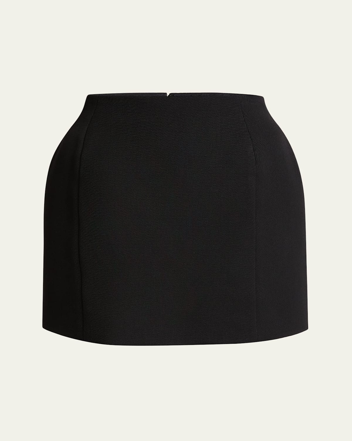 Hourglass Wool Mini Skirt