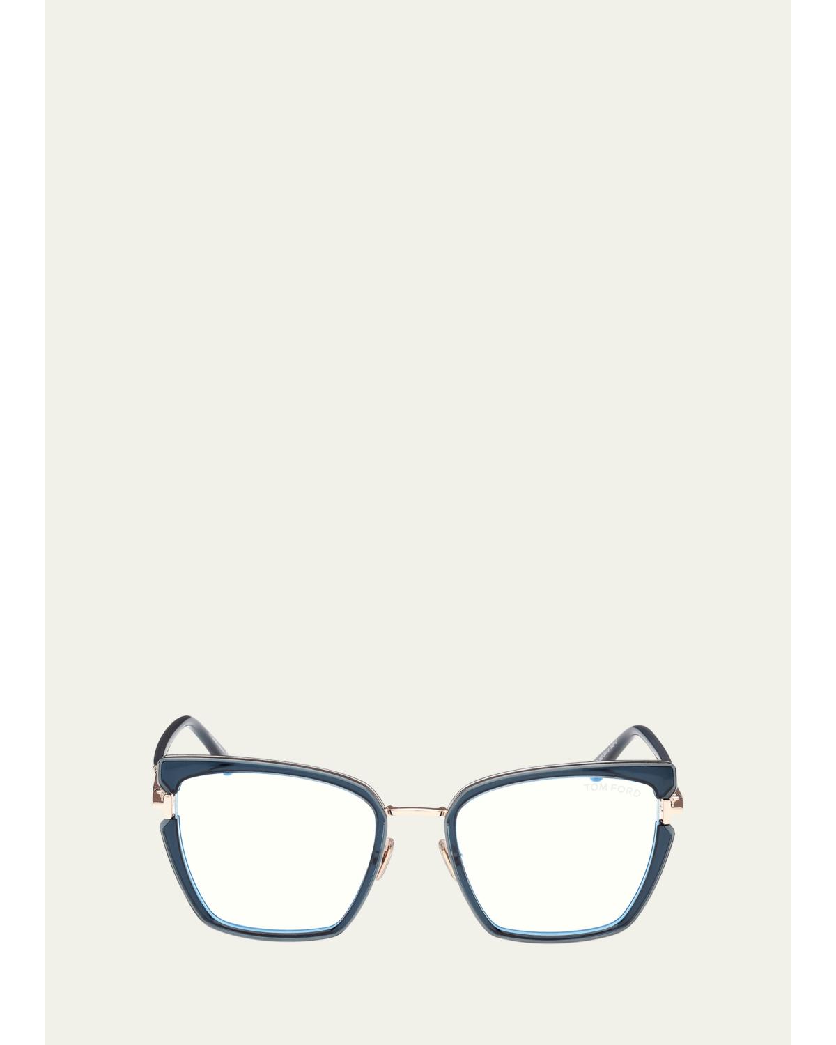 Tom Ford Eyewear Eyeglass In Bluo