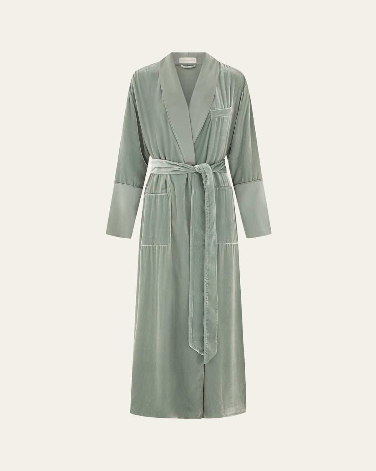 Capability Shawl-Collar Silk Velvet Robe