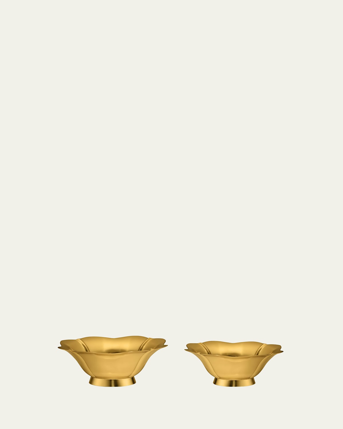 Aerin Olivia Nesting Bowls, Set Of 2 In Yellow