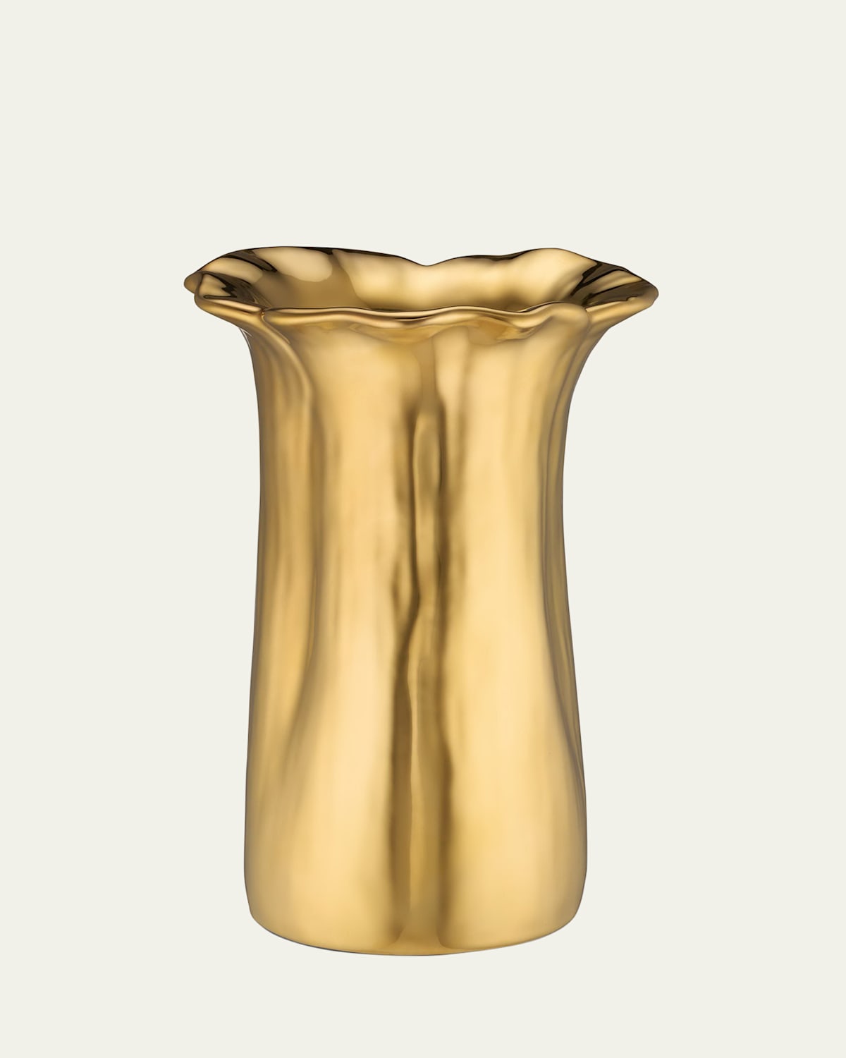 Aerin Valera Small Vase In Gold