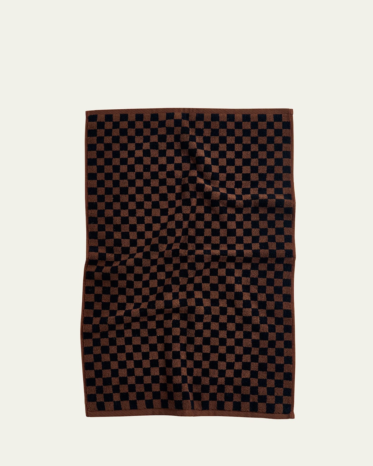 Baina Beppu Bath Mat In Tabac And Noir