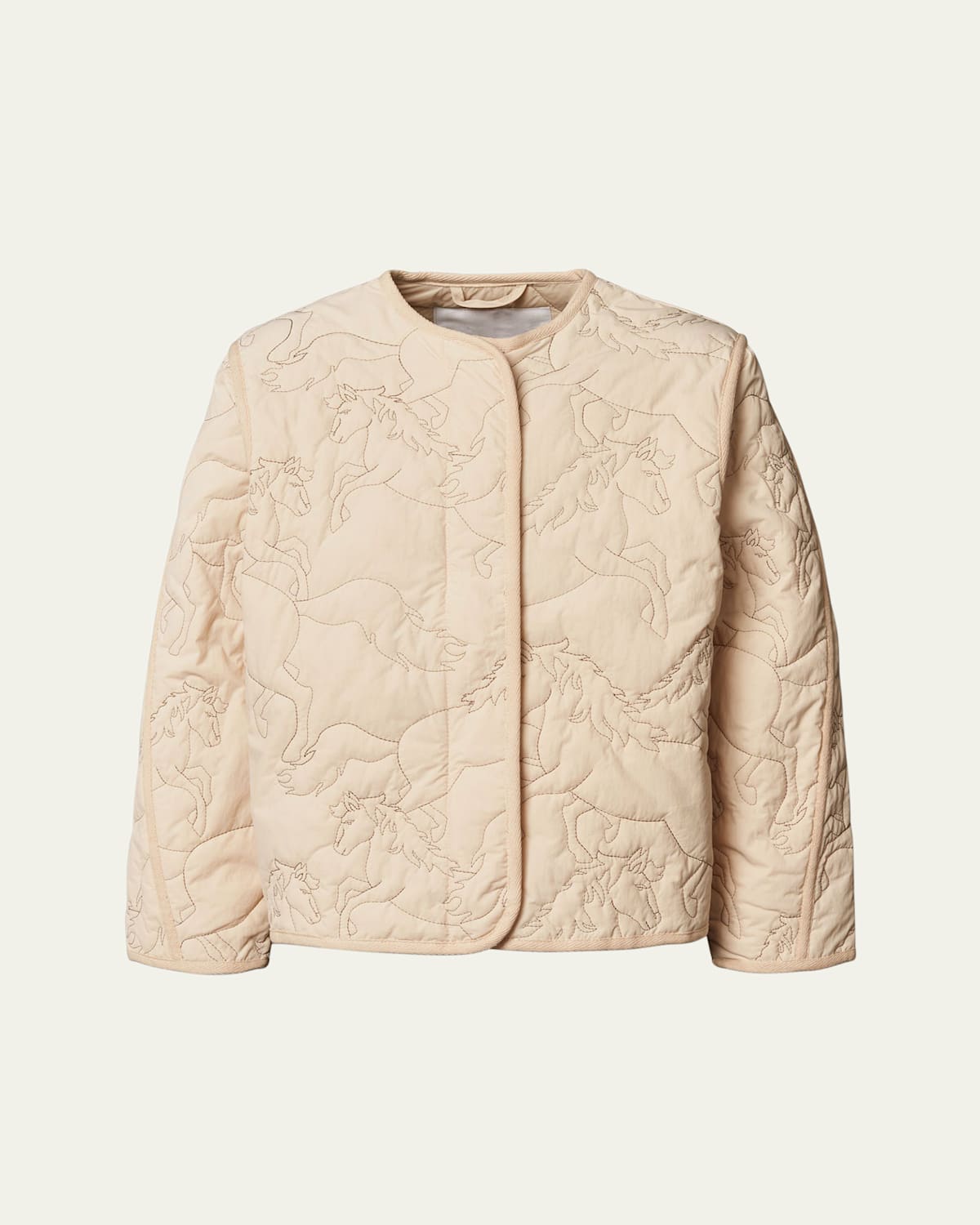 MOLO GIRL'S HOLLEY QUILTED HORSE JACKET 