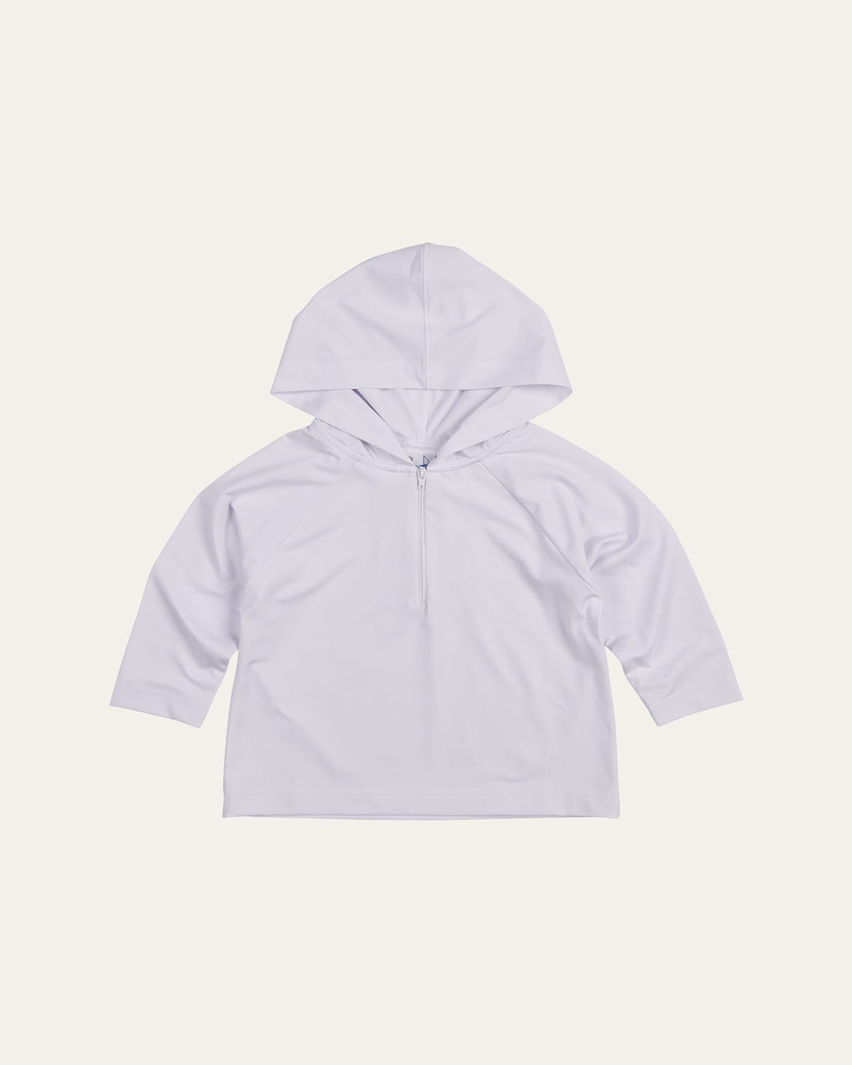 Shop Florence Eiseman Girl's Hooded Rashguard In White