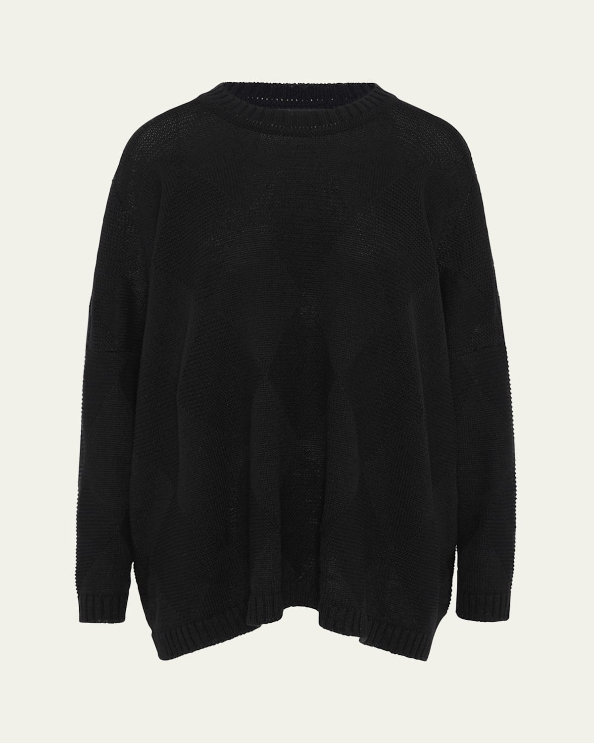 ESKANDAR 34 WIDTH ROUND NECK SWEATER (MID PLUS) 
