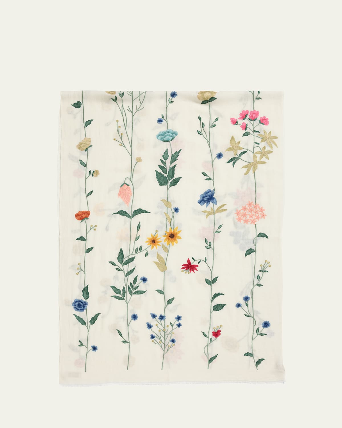 Blossom Bliss Merino Wool Scarf