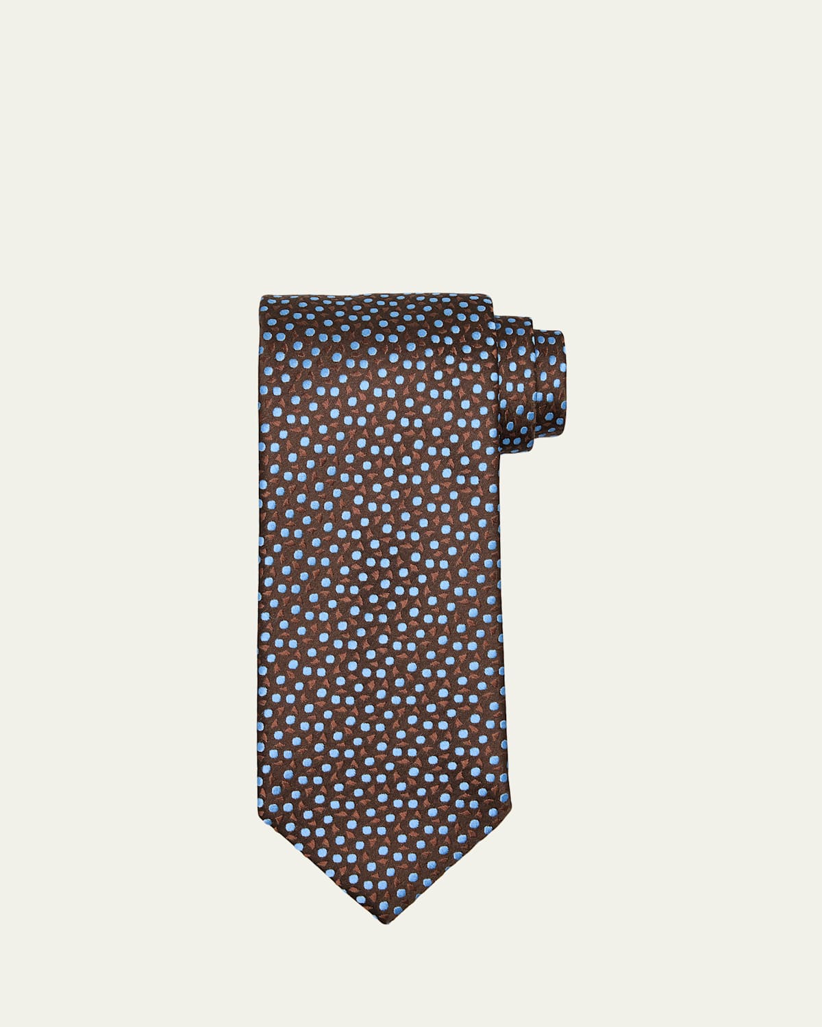 Men's Mini Circle Silk Tie