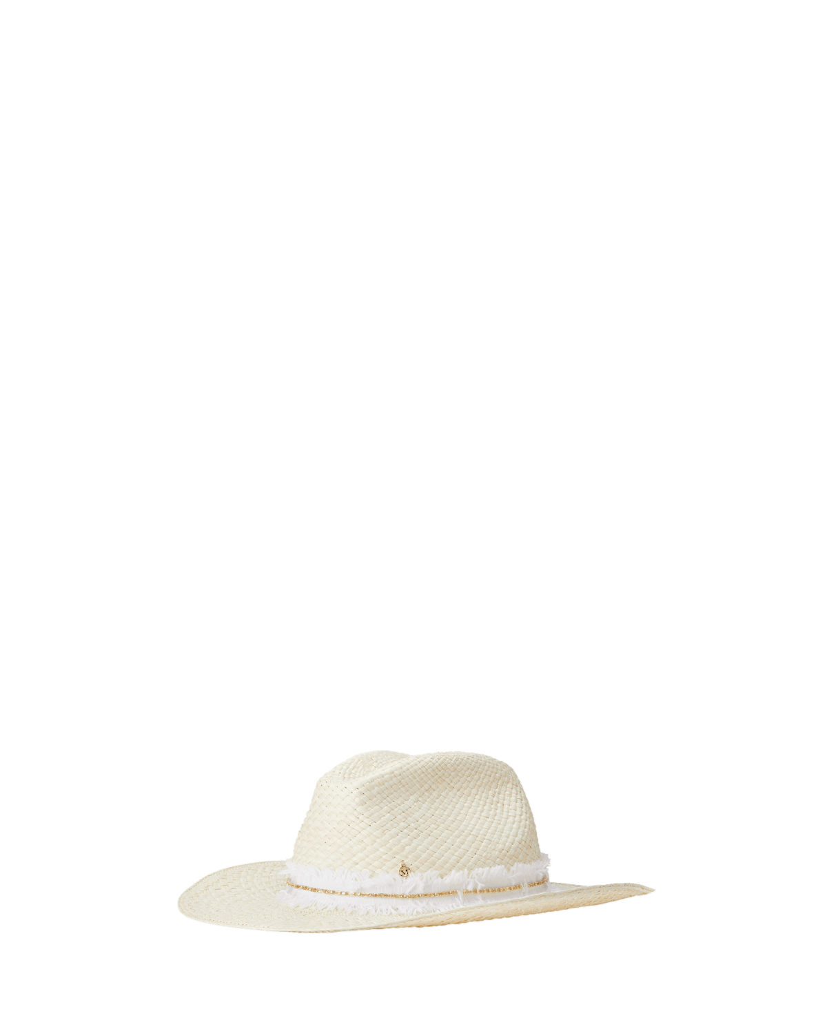 Maison Michel Austin Denim Strass Straw Cowboy Hat | Thumbnail 2
