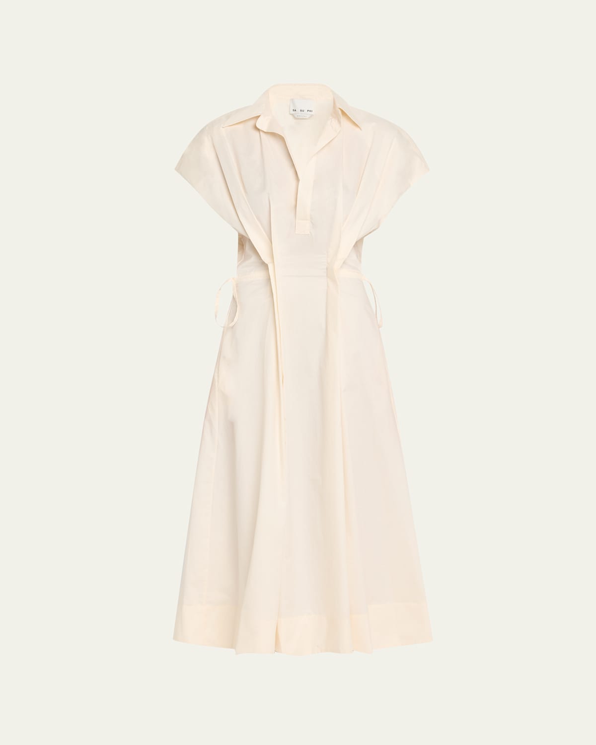 SaSuPhi Giulia Pintuck Cotton Dress