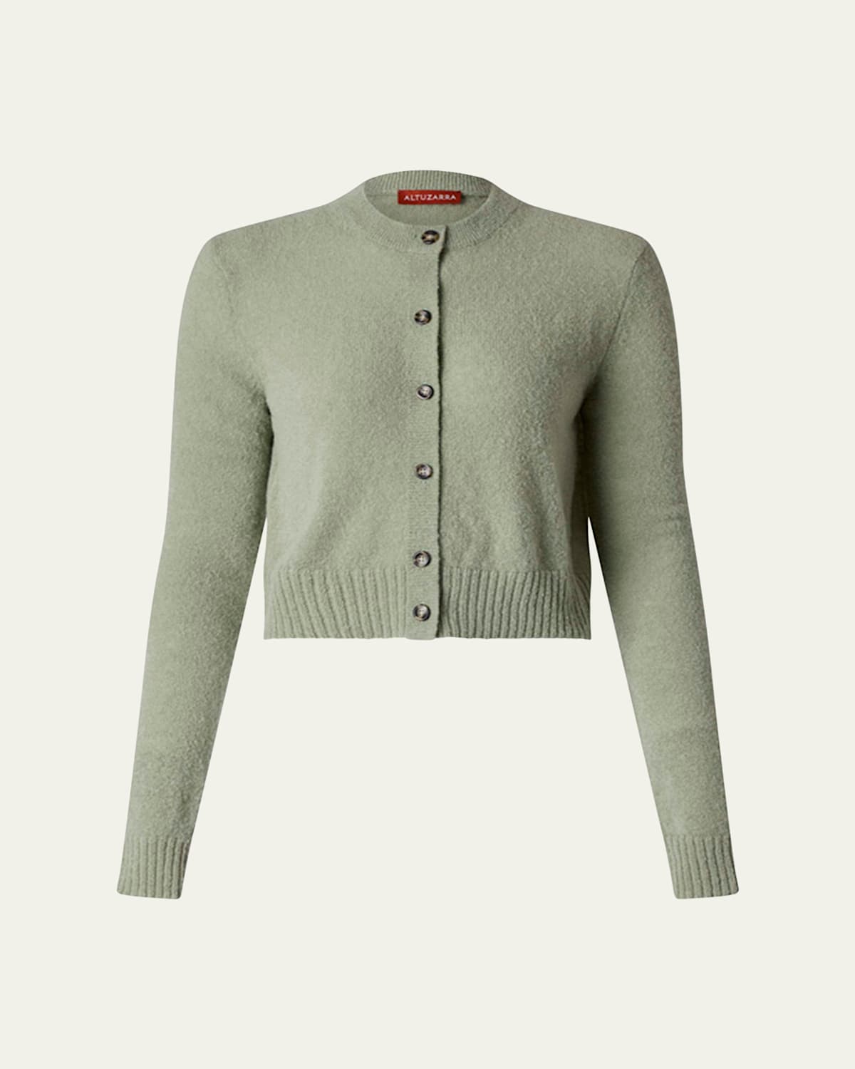 Altuzarra Thea Alpaca Wool Sweater In Sea Foam