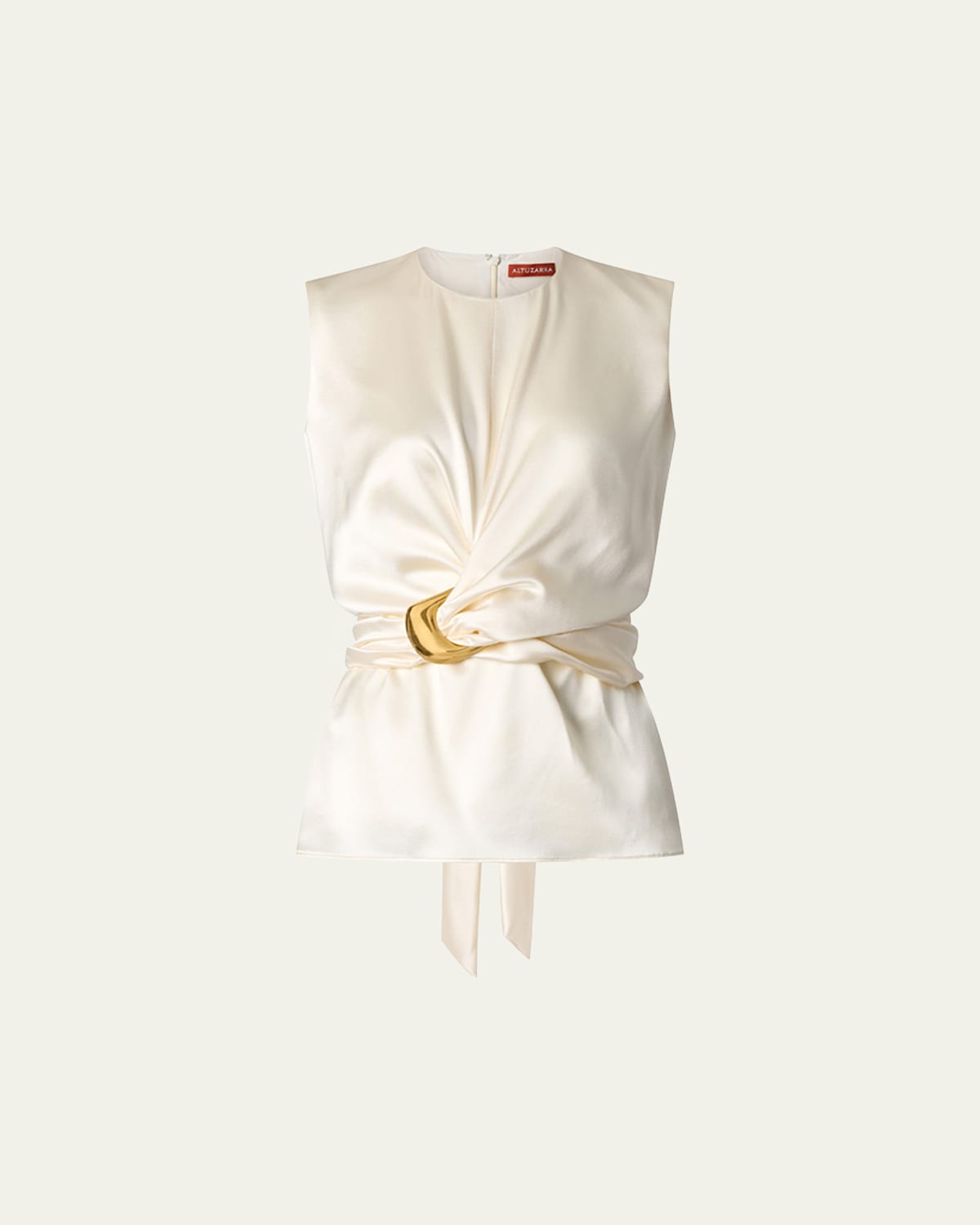 Altuzarra Tizzy Blouse In Tapioca