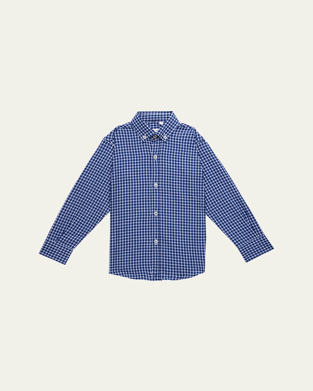 Shop Mariella Ferrari Boy's Checkered Button Down Shirt In 12