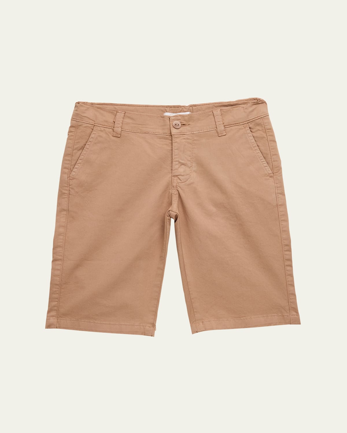 Shop Mariella Ferrari Boy's Stretch Cotton Bermuda Shorts In 99