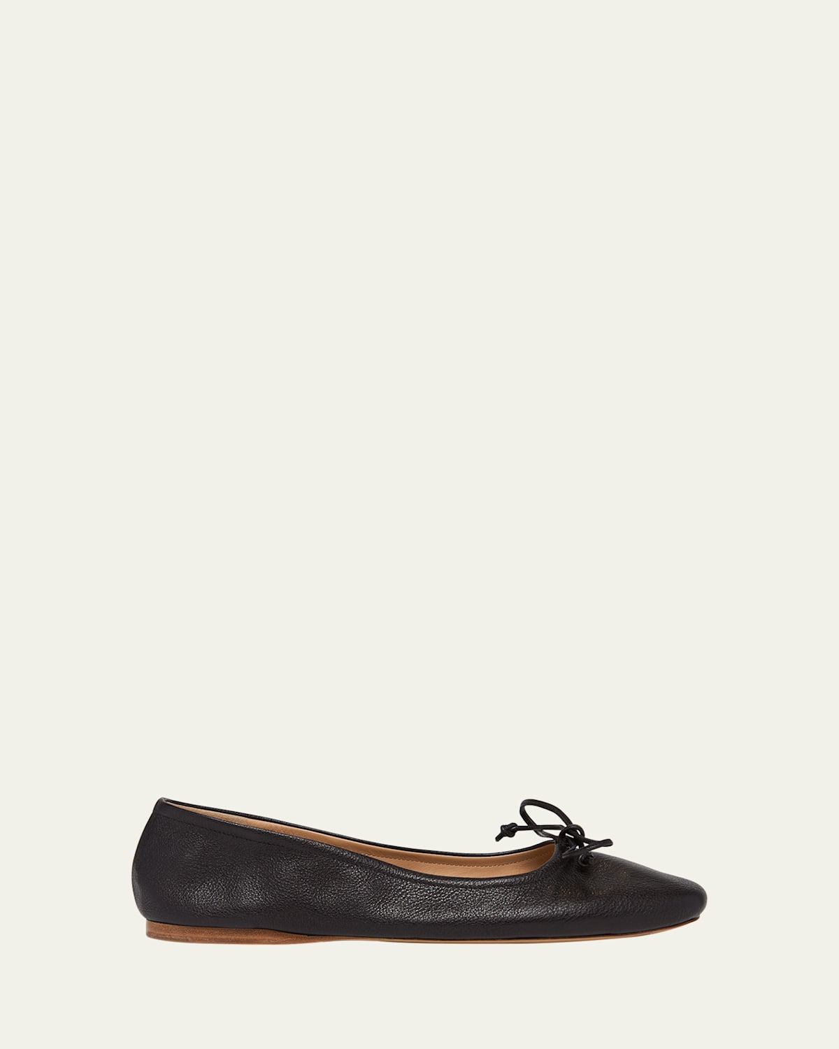 Leather Ballerina Flats