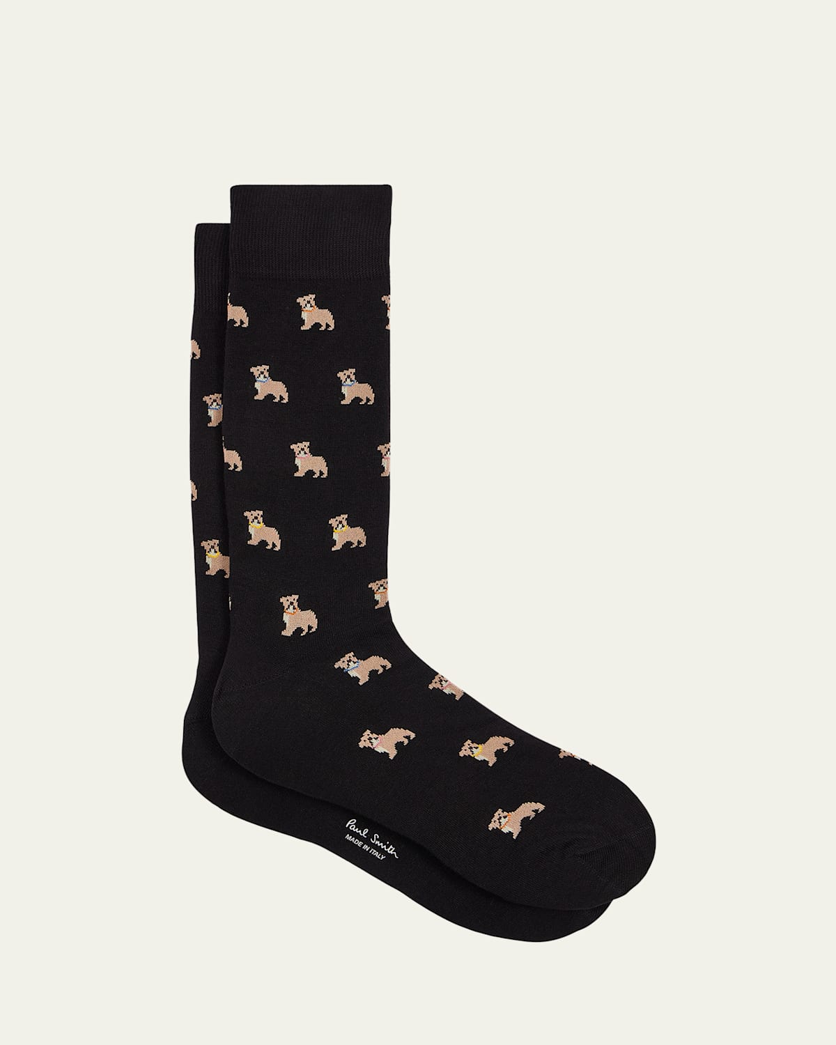 PAUL SMITH MEN'S IRWIN BULLDOG CREW SOCKS 