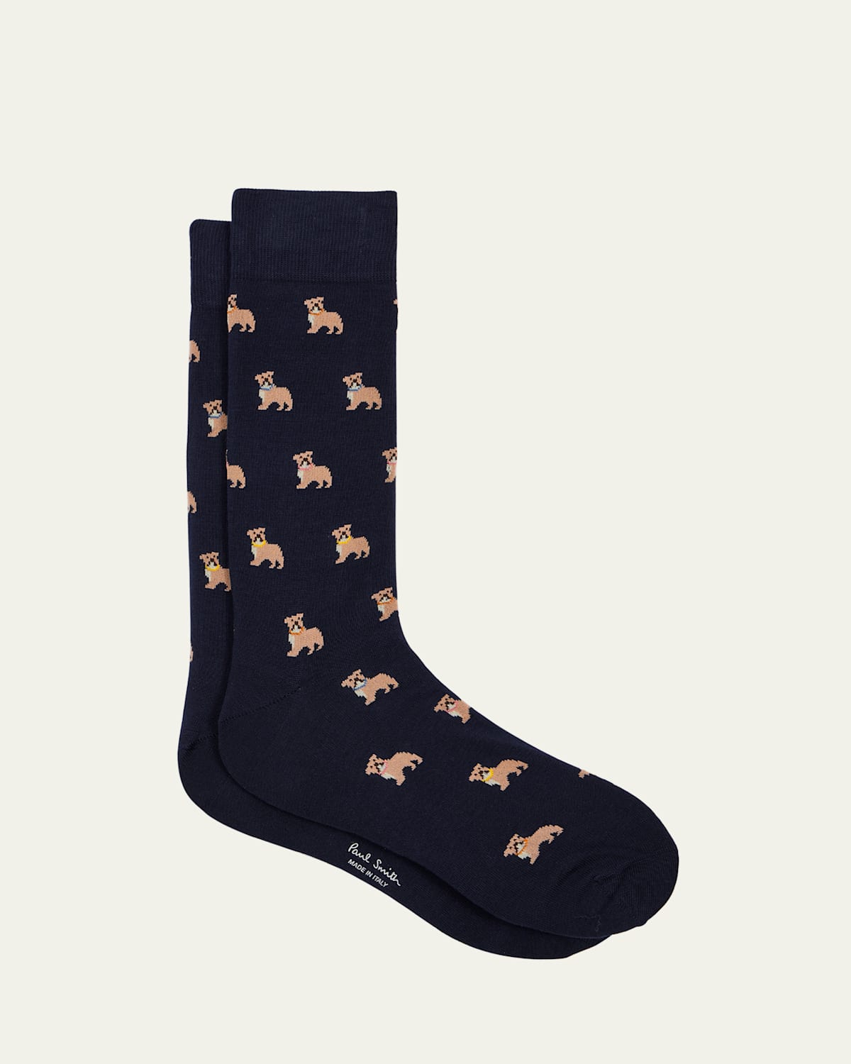 PAUL SMITH MEN'S IRWIN BULLDOG CREW SOCKS 