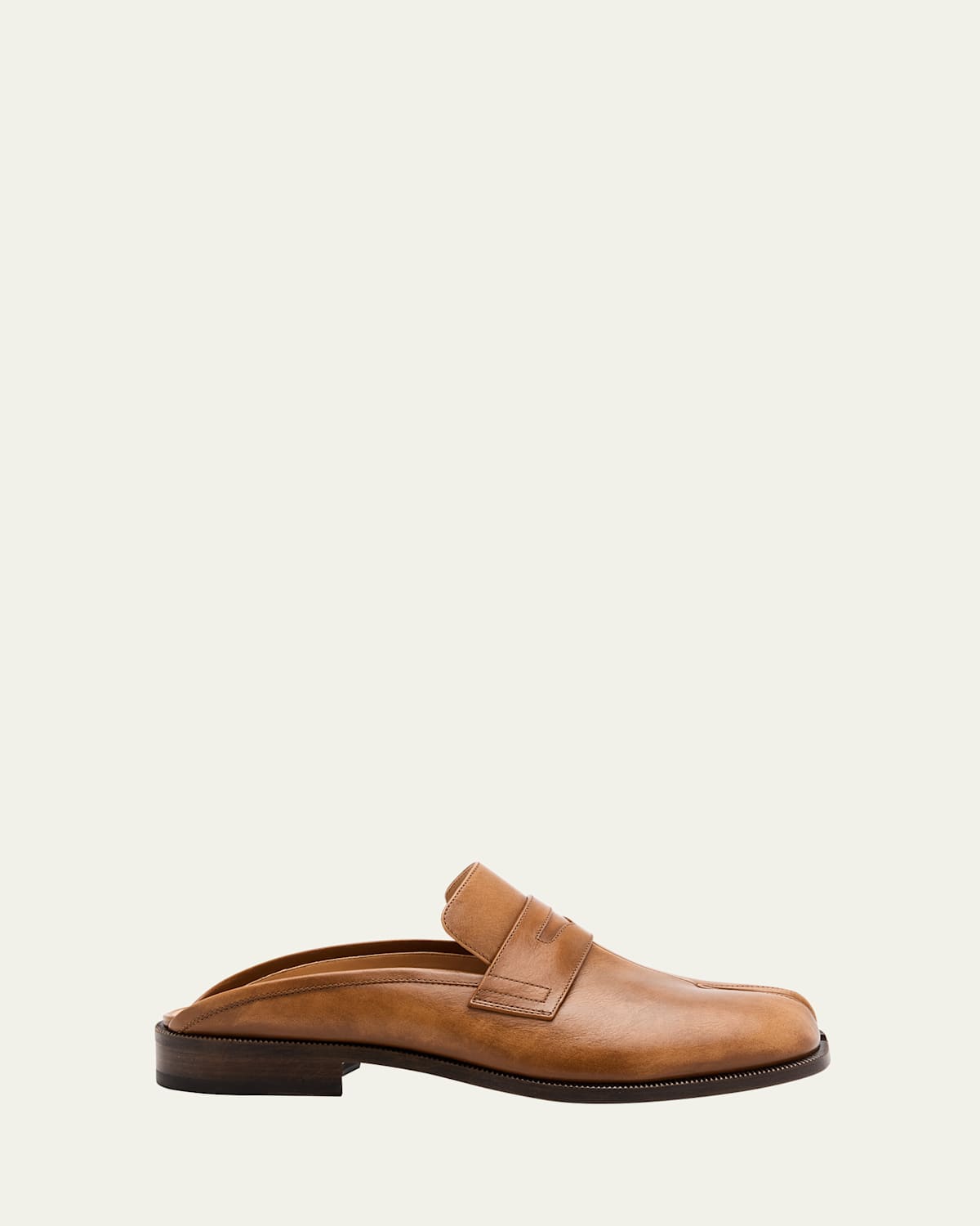 Men's Tabi Leather Loafer Mules