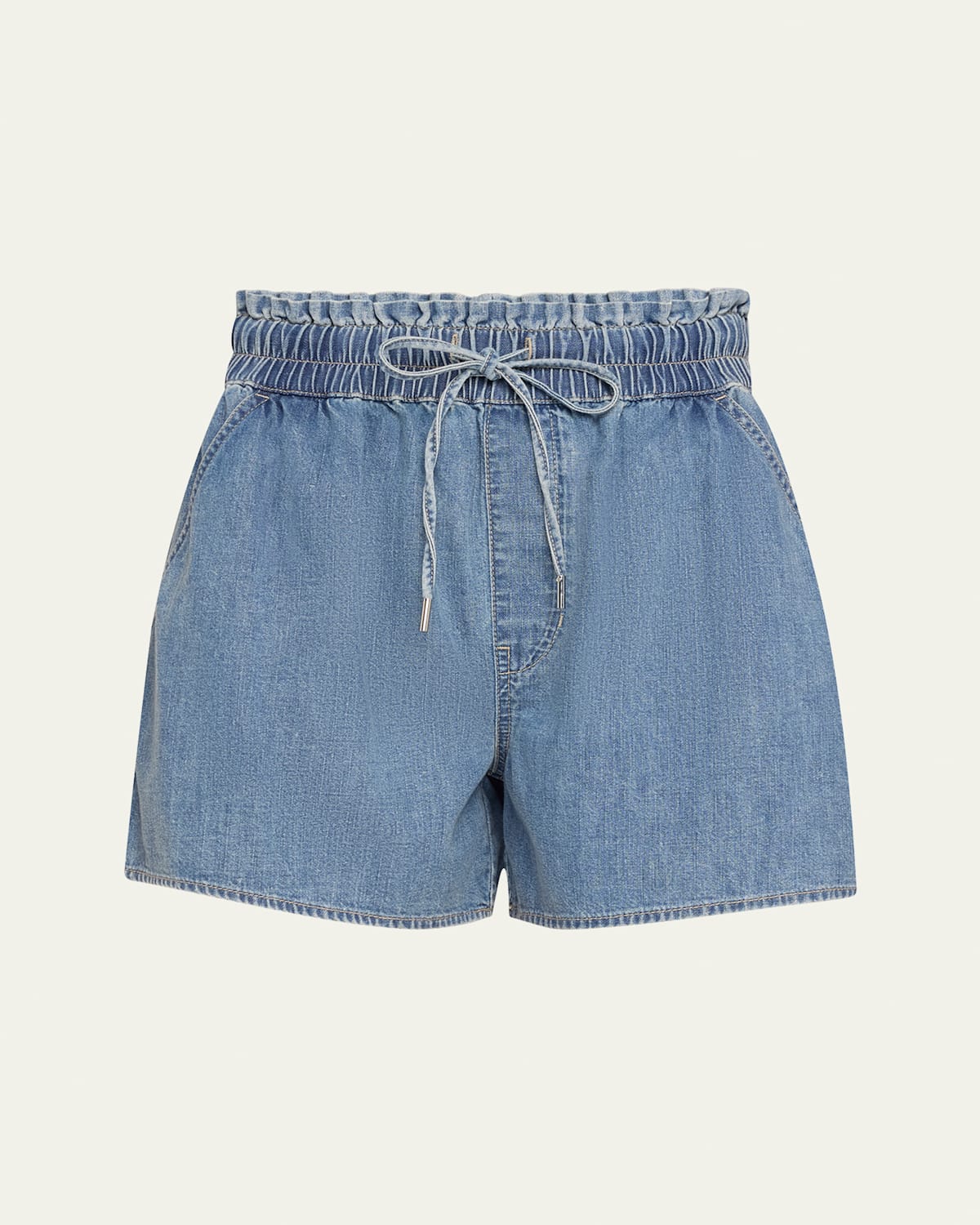Wilder Drawstring Denim Shorts