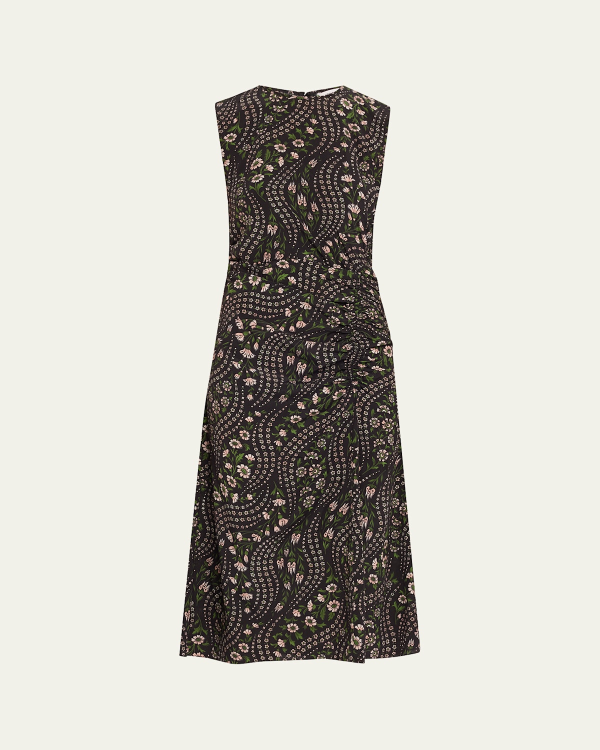 Veronica Beard Viviana Midi Dress In Black Multi