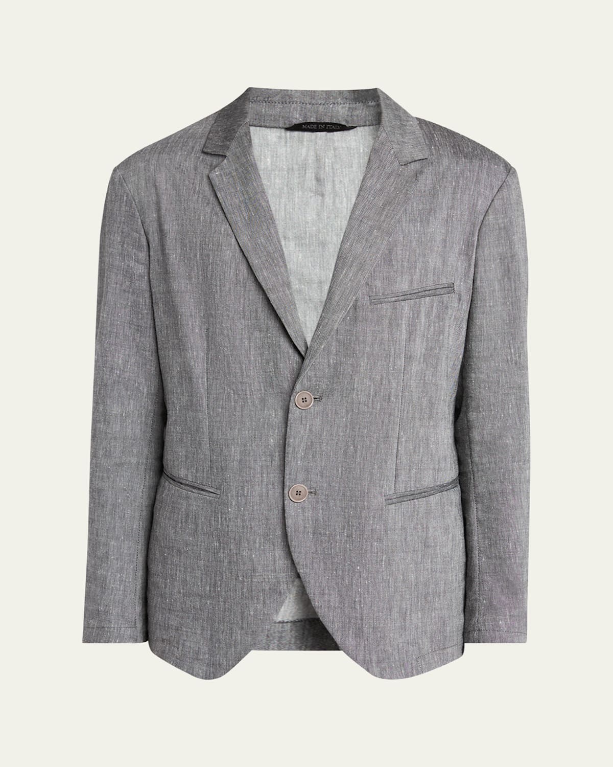 Men's One Shot Linen-Wool Sport Coat