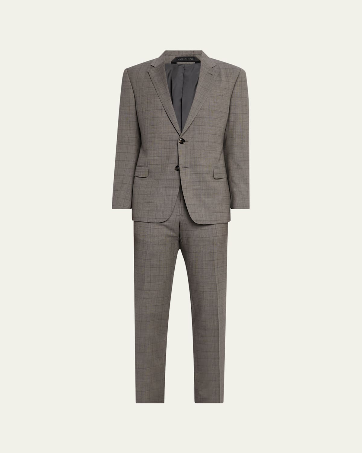 Men's Windowpane Suit