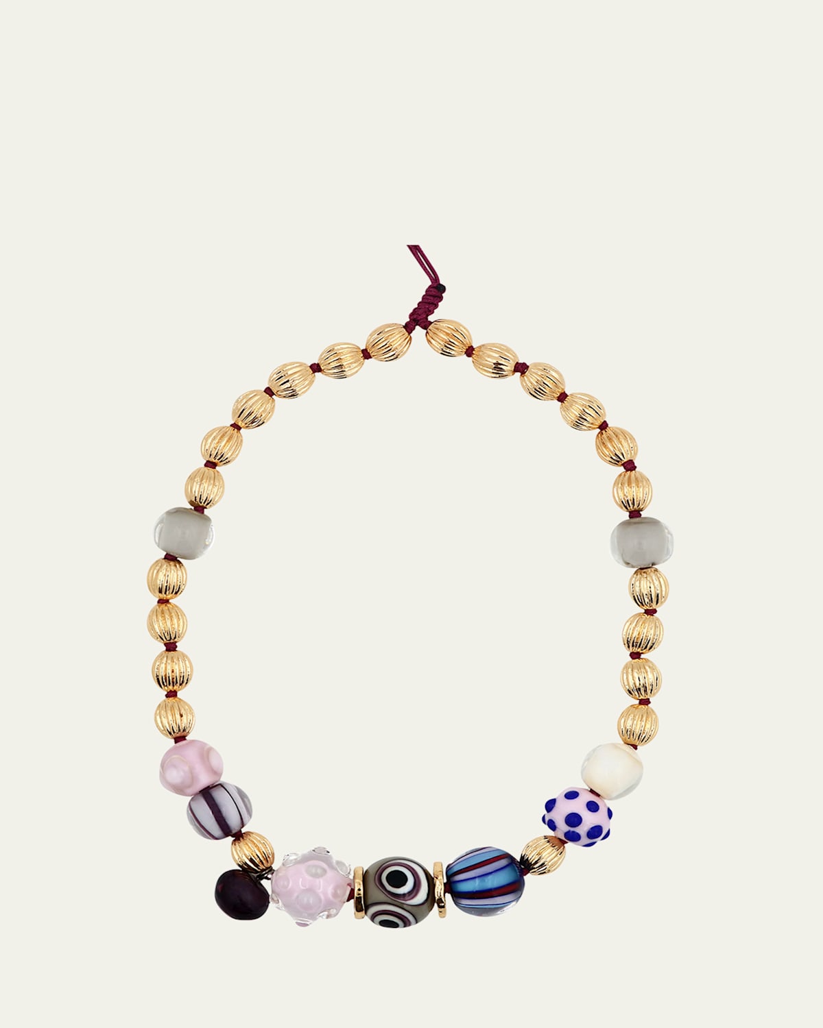 Blown Glass Charm Necklace