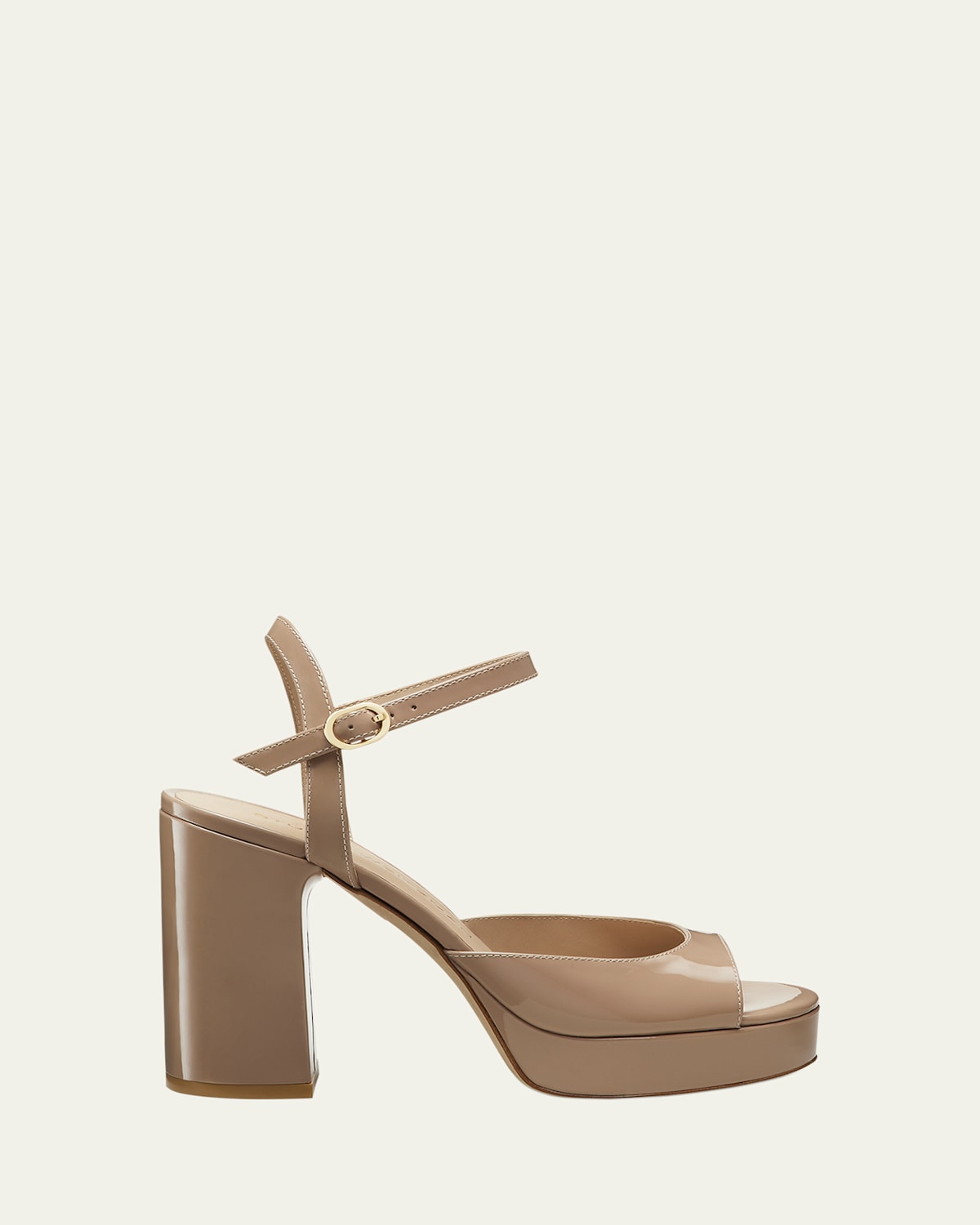 Stuart Weitzman Dayna Ii Platform Sandal In Fawn
