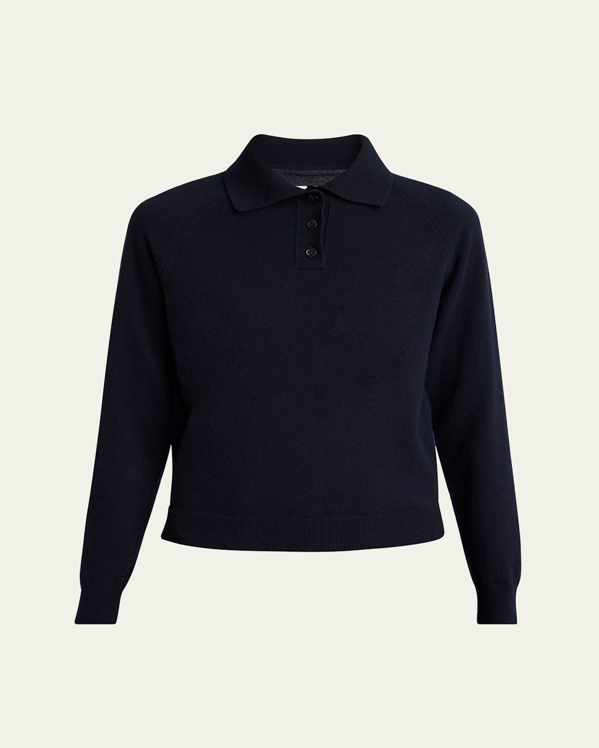 Maison Margiela Wool Polo Shirt In Navyblue