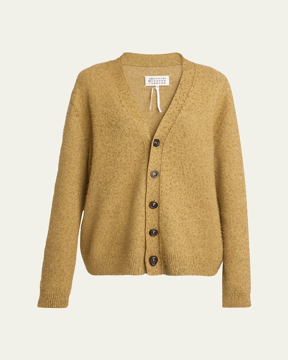 V-Neck Wool Cardigan