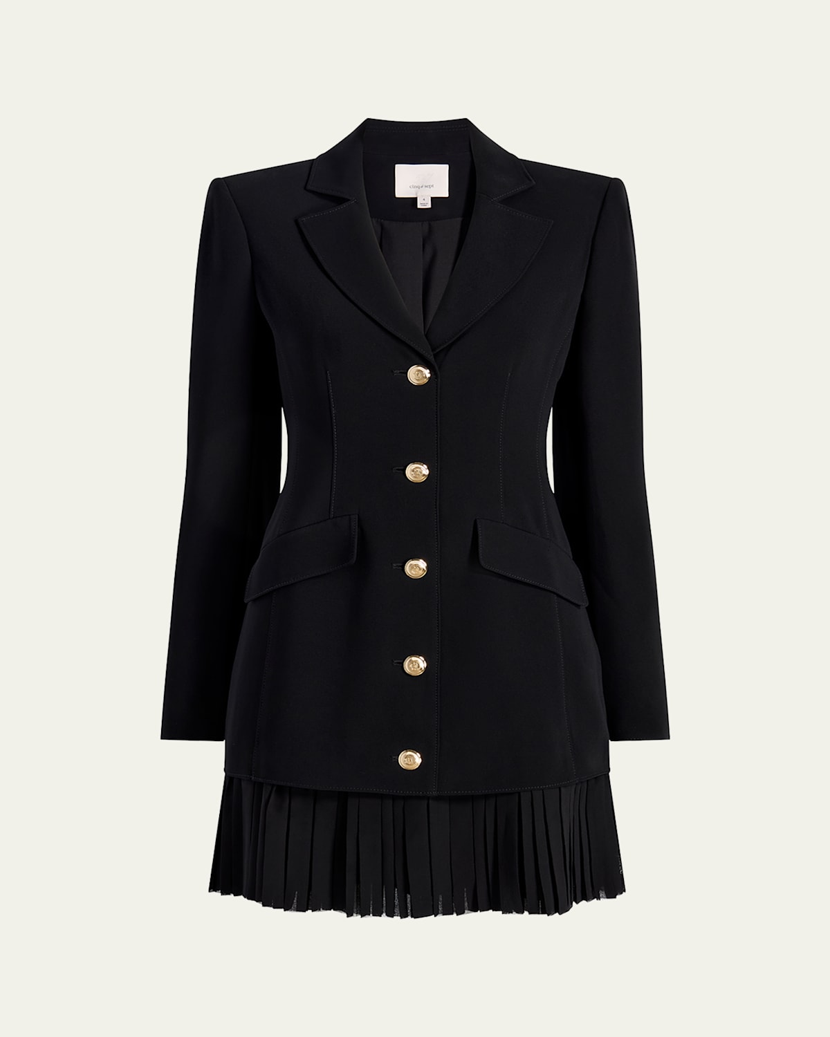 CINQ À SEPT REGAN LONG-SLEEVE MINI DRESS 