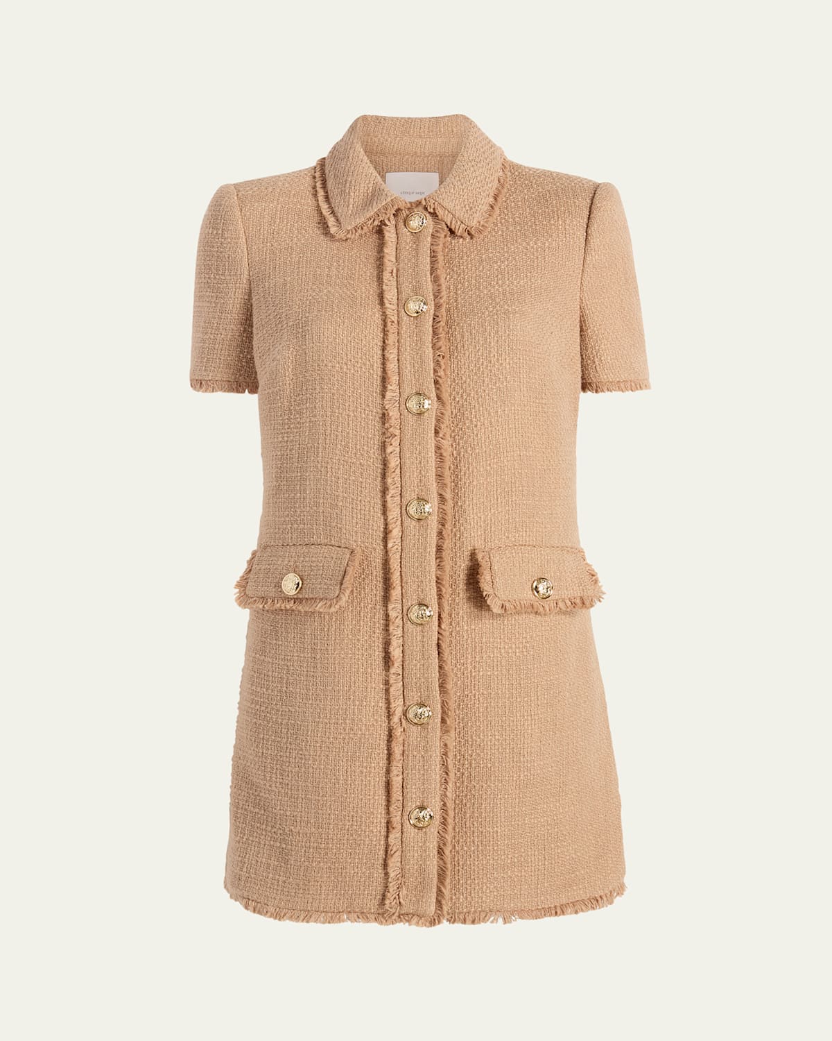 Cinq À Sept Pammy Mini Dress In Brown Sugar
