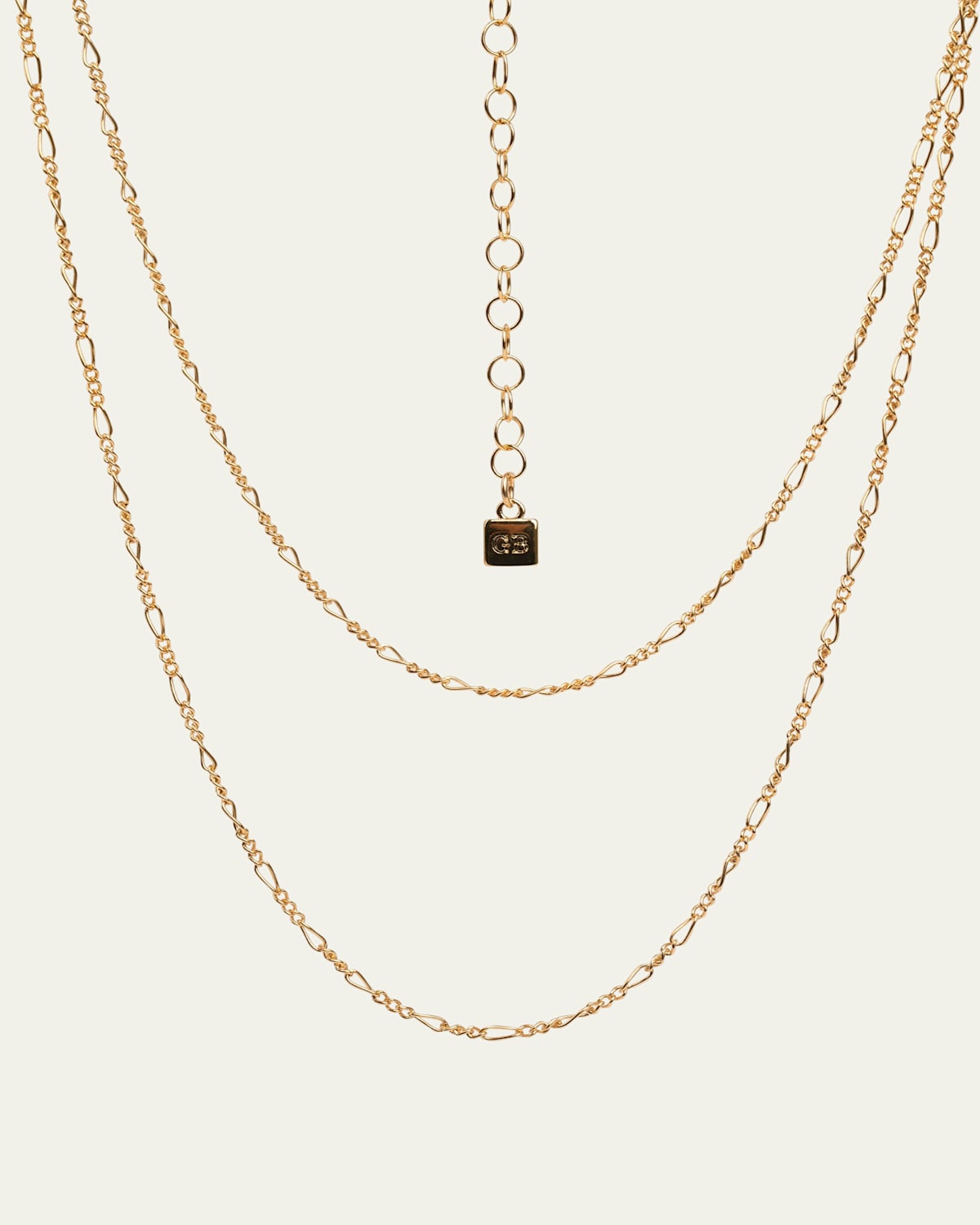Two Tier Necklace, 16-18"L