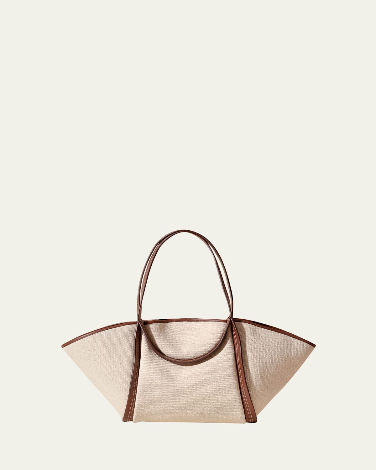 Cuber Organic Cotton & Leather Tote Bag