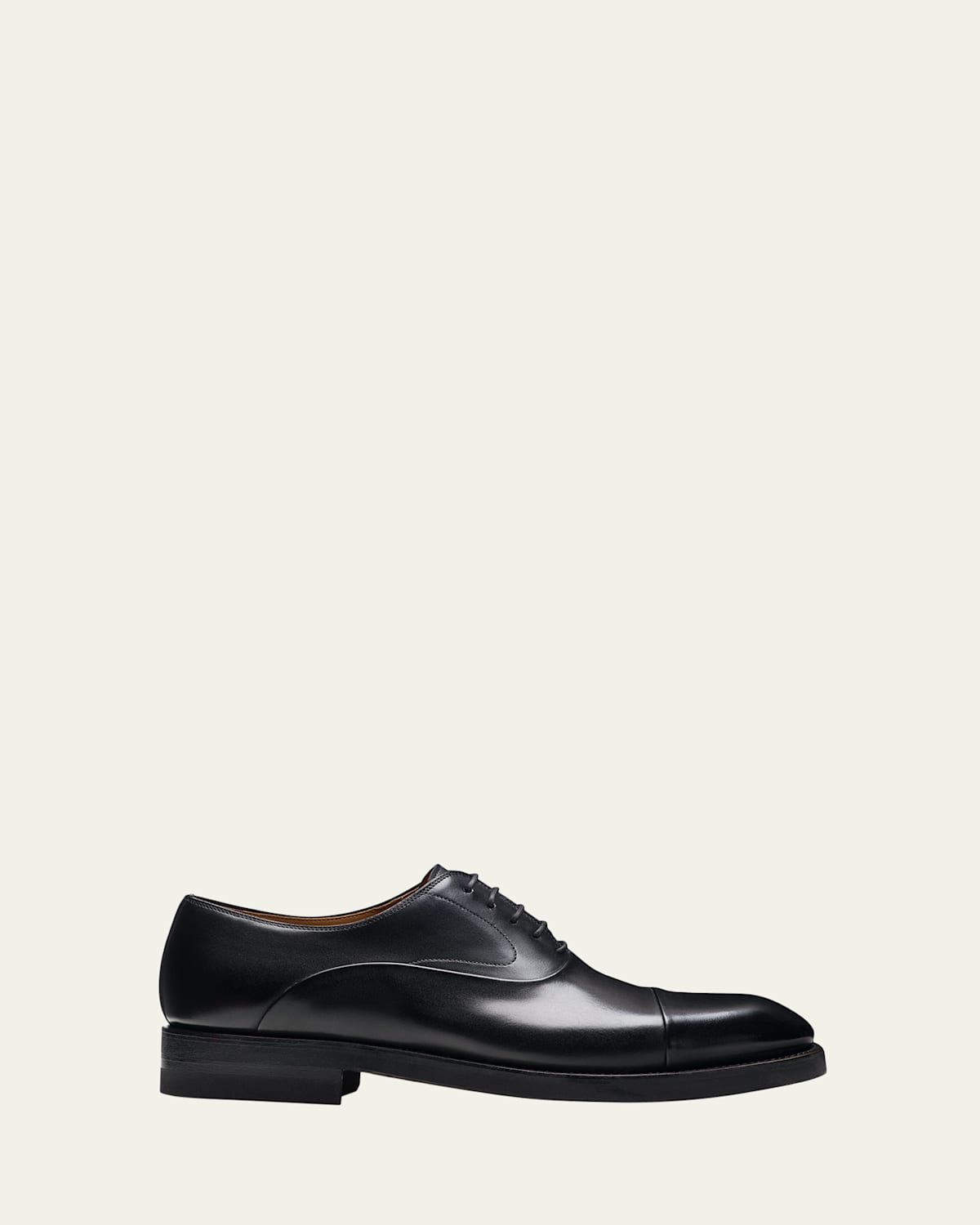 Magnanni Lace-up Leather Oxford Shoes In Black