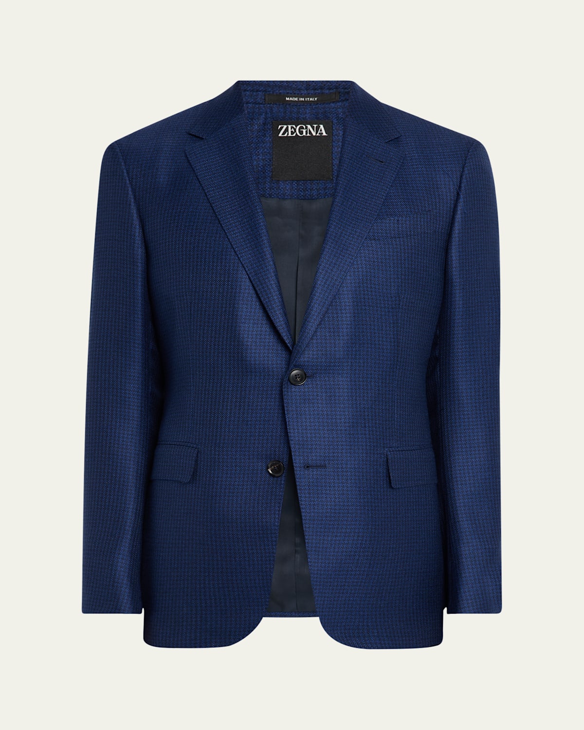 ZEGNA MEN'S MINI-HOUNDSTOOTH SPORT COAT 