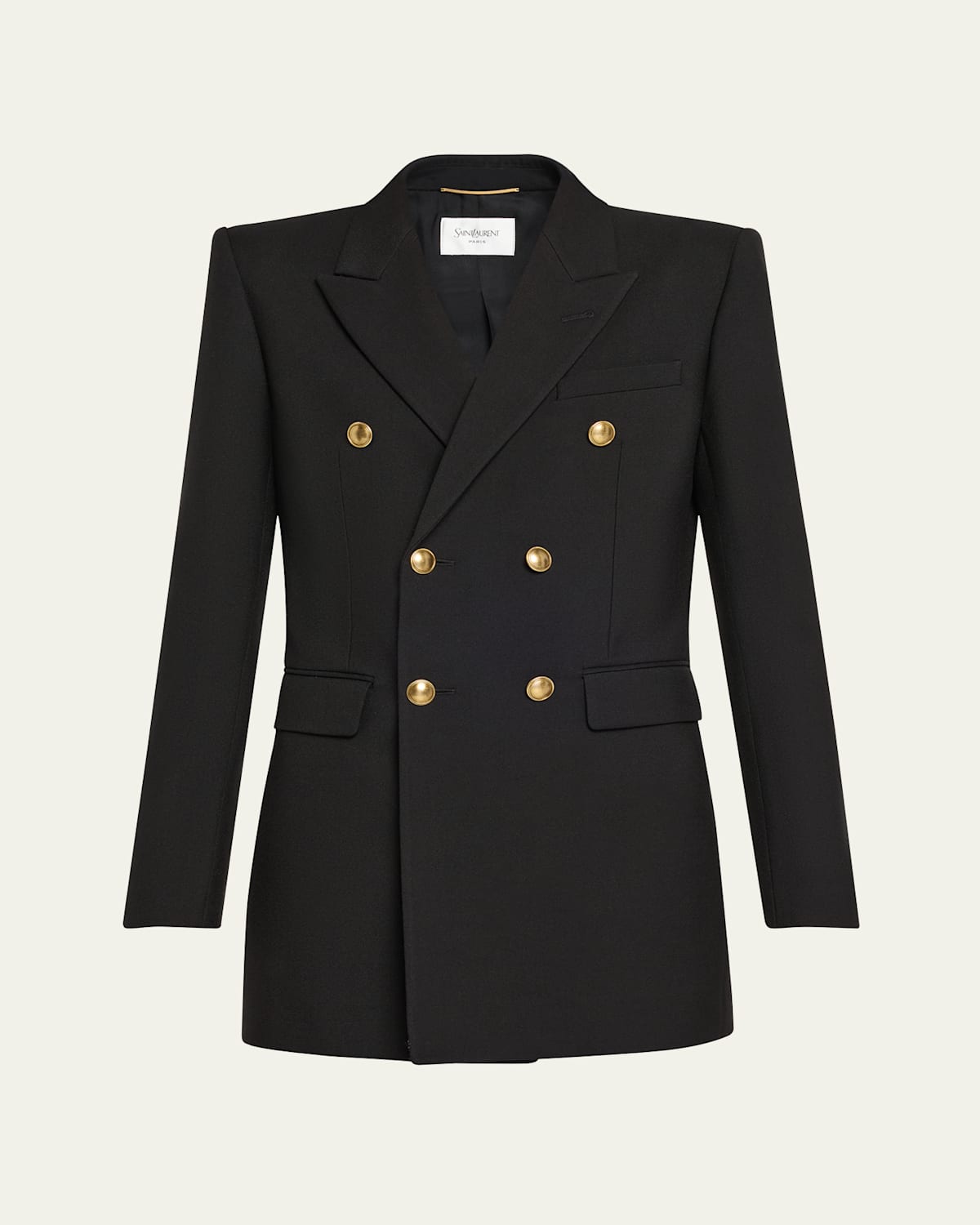 Oversized Double-Breasted Wool Blazer